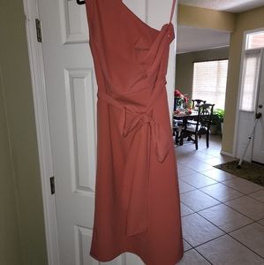 Eva Mendes One Shoulder Dress